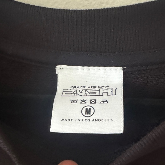 TenCo Zushi Black Graphic Crewneck Sweater - Picture 7 of 8